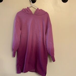 GapKids Ombré Hoodie Sweatshirt Dress, XS